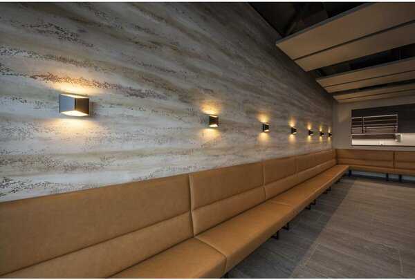 BIG WHITE SLV CARISO WL-2, nástěnné svítidlo, LED, 3000K, černé/mosaz, 11 W 151710