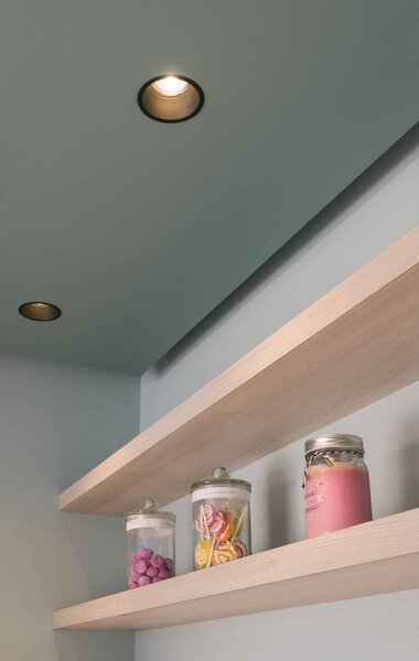 LA 113140 Vestavné svítidlo HORN -T, černé matné, GU10, max. 50 W - BIG WHITE (SLV)