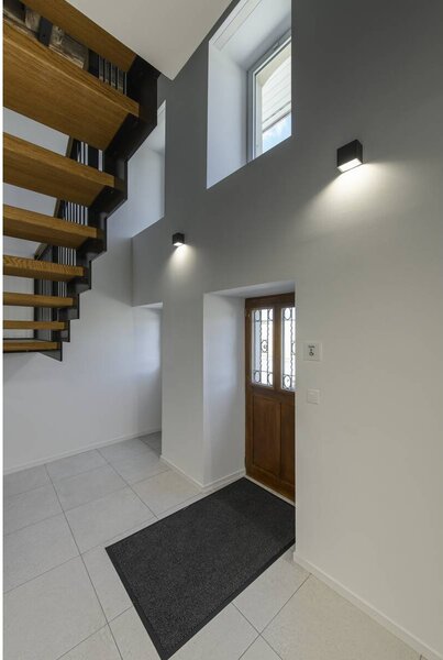 LA 232435 Nástěnné svítidlo QUAD XL 1, hranaté, antracit, LED, 1x3,2 W, 3000K - BIG WHITE (SLV)