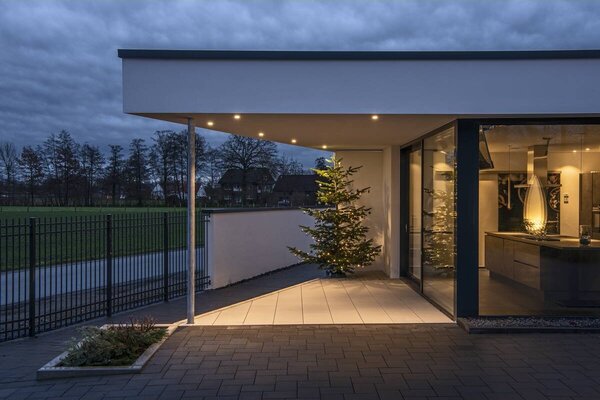 LA 114421 PATTA-I zápustná matná bílá kruhová230V/500mA LED 9W 38° IP65 3000K - BIG WHITE (SLV)