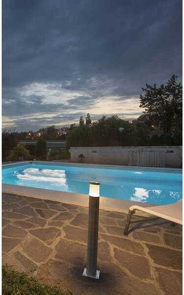 LA 228110 Stojací lampa TRUST 60 LED, nerezová ocel 316, LED - BIG WHITE (SLV)