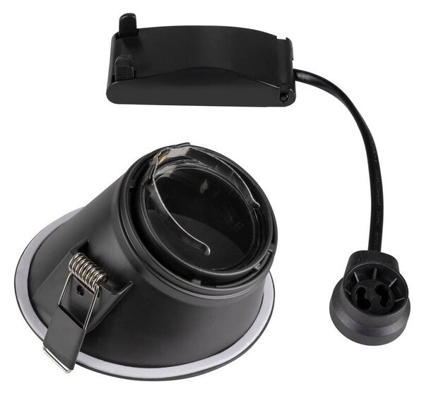 LA 113150 Vestavné svítidlo HORN -A, černé matné, GU10, max. 50 W - BIG WHITE (SLV)