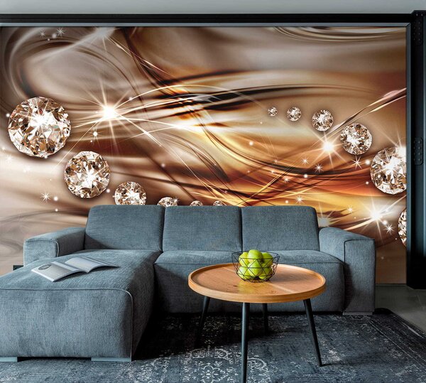 Fototapeta Elegantní vzory s třpytivými prvky, 3D květinové fototapety, Populární fototapety, u05228 - Tapeko.co.cz