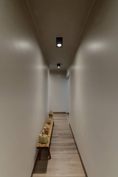 LA 113940 Nástavbové svítidlo TRILEDO SQUARE CL typu downlight, matné černé, LED, 6 W, 38°, 3000K, vč. ovladače - BIG WHITE (SLV)