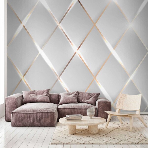 Fototapeta Třpytivé světlo na elegantních dlaždicích, 3D fototapety, Populární fototapety, u06014 - Tapeko.co.cz