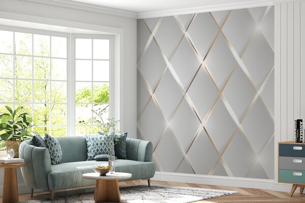 Fototapeta Třpytivé světlo na elegantních dlaždicích, 3D fototapety, Populární fototapety, u06014 - Tapeko.co.cz