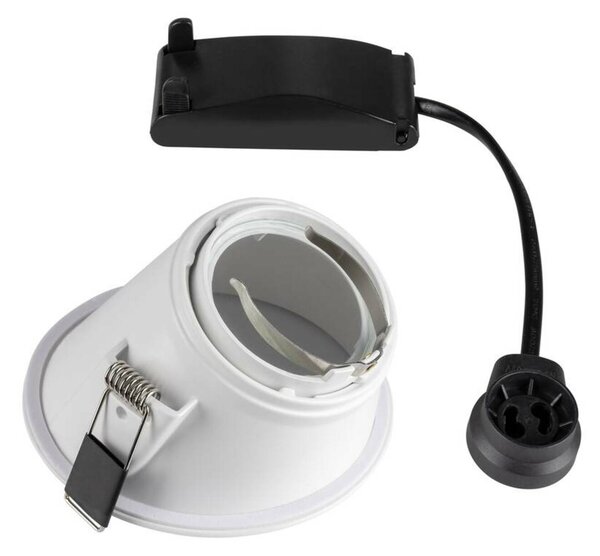 BIG WHITE SLV HORN-A, vestavné svítidlo, QPAR51, kulaté, bílé matné max. 50 W, vč. upínacích pružin 113151