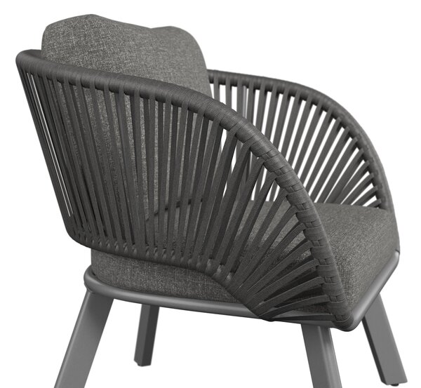 KŘESLO NA TERASU, kov, textil Ambia Garden - Zahradní křesla