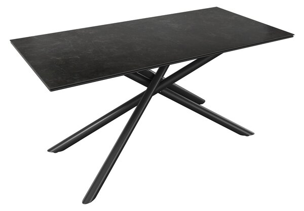 ZAHRADNÍ STŮL, kov, kámen, 180/90/75 cm Amatio - Venkovní stoly