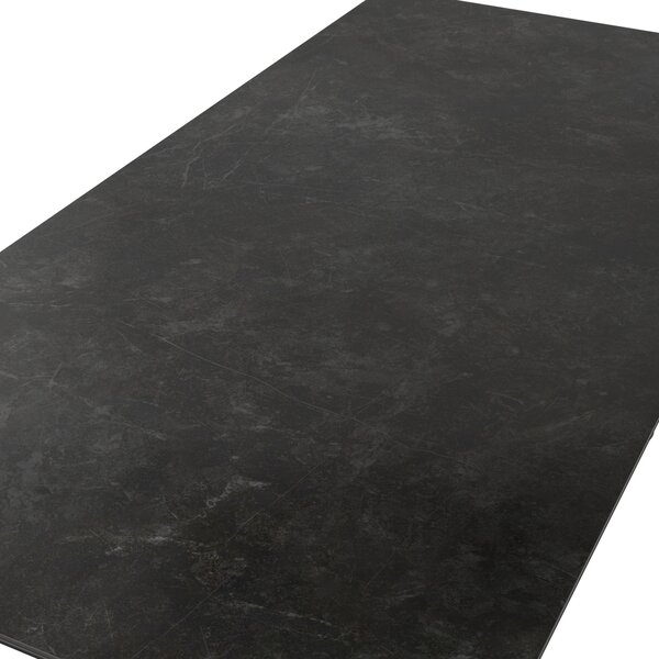 ZAHRADNÍ STŮL, kov, kámen, 180/90/75 cm Amatio - Venkovní stoly