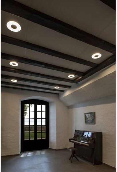 BIG WHITE SLV OCCULDAS 23, vestavné svítidlo, LED, 3000K, kulaté, bílé, 26W 117311