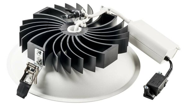 BIG WHITE SLV OCCULDAS 23, vestavné svítidlo, LED, 3000K, kulaté, bílé, 26W 117311