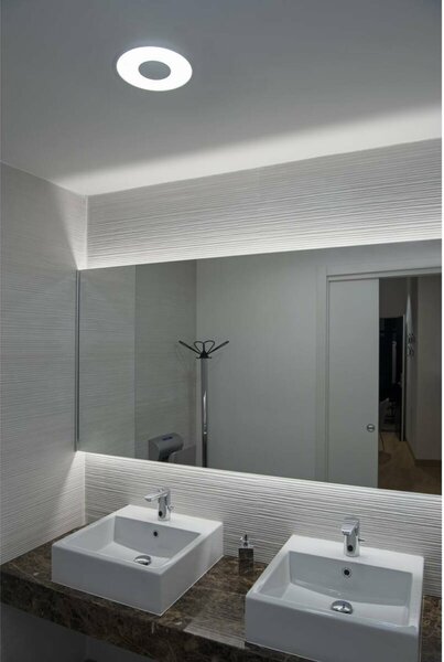 BIG WHITE SLV OCCULDAS 23, vestavné svítidlo, LED, 3000K, kulaté, bílé, 26W 117311