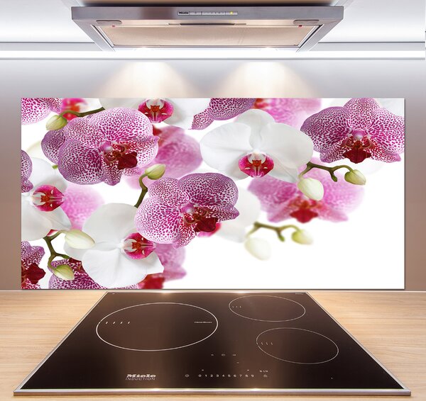 Skleněný panel do kuchynské linky Orchidej pksh-107506962