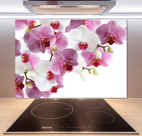 Skleněný panel do kuchynské linky Orchidej pksh-107506962