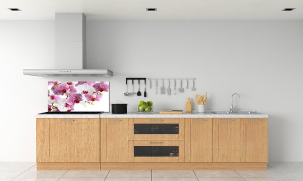 Skleněný panel do kuchynské linky Orchidej pksh-107506962