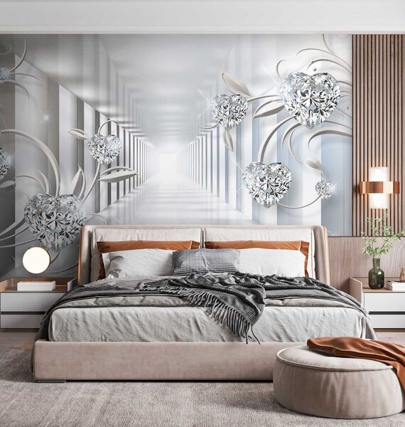 Fototapety Diamantové srdce v tunelu, Fototapety 3D, u07513 : uwalls.cz