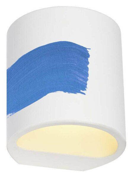 BIG WHITE SLV PLASTRA 104, nástěnné svítidlo, QT14, kulaté, bílá sádra, QT14, max. 42 W 148016