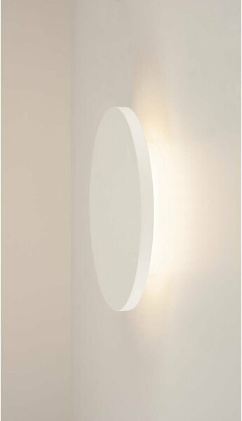 BIG WHITE SLV PLASTRA, nástěnné svítidlo, LED, 3000K, kulaté, bílá sádra, pr. 30 cm 148091