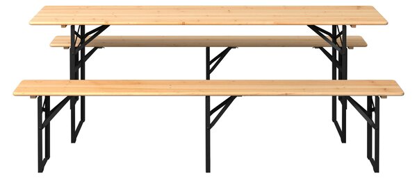 ZAHRADNÍ SADA 3dílné, dřevo, kov Ambia Garden