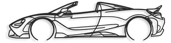ASIR Nástěnná dekorace kovová MCLAREN 720S SILHOUETTE
