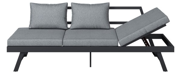 SEDACÍ LAVICE, kov, textil, 204/70/69 cm Ambia Garden - Taburety