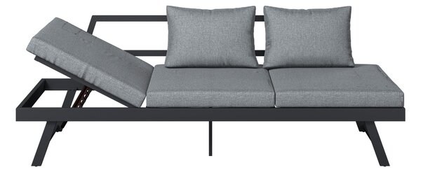 SEDACÍ LAVICE, kov, textil, 204/70/69 cm Ambia Garden - Taburety