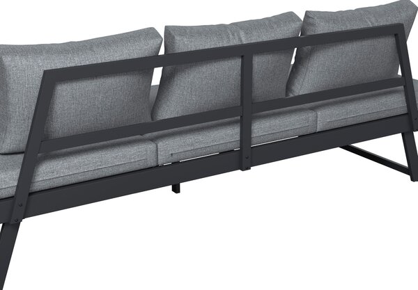 SEDACÍ LAVICE, kov, textil, 204/70/69 cm Ambia Garden - Taburety
