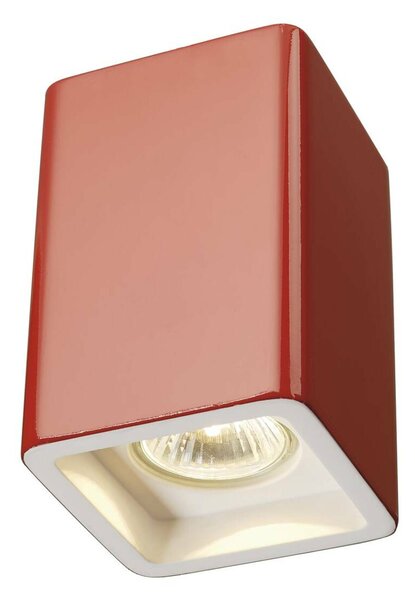 BIG WHITE SLV PLASTRA, stropní svítidlo, QPAR51, hranaté, bílá sádra, max. 35 W 148004