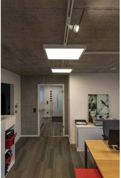 BIG WHITE SLV PURI, bodové svítidlo pro vysokonapěťovou 3fázovou proudovou sběrnici, QPAR51, bílé, max. 50 W, vč. 3fázového adaptéru