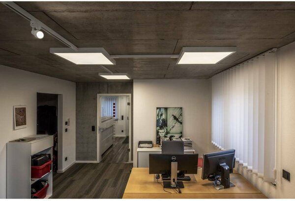 BIG WHITE SLV PURI, bodové svítidlo pro vysokonapěťovou 3fázovou proudovou sběrnici, QPAR51, bílé, max. 50 W, vč. 3fázového adaptéru
