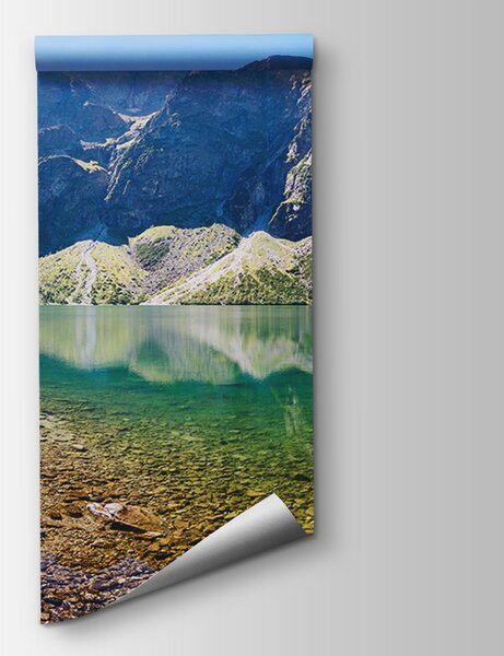 Fototapeta Jezero s horami v pozadí, Horské fototapety, Populární fototapety, u09994 - Tapeko.co.cz
