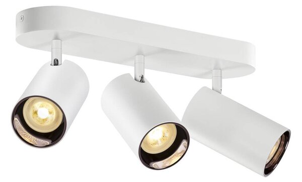 LA 1006428 ASTO TUBE stropní přisazené svítidlo, válcové, max. 3x 10 W, bílé - BIG WHITE (SLV)