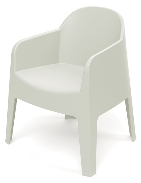 Prosperplast Zahradní židle s područkami MILANES 68x60x80,5 cm béžová