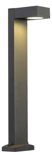 BIG WHITE SLV QUADRASYL 75, venkovní stojací lampa, úsporná žárovka GX53, IP44, hranatá, antracit, D/Š/V 19/22,5/75 cm, max. 11 W 23