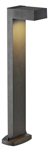 BIG WHITE SLV QUADRASYL 75, venkovní stojací lampa, úsporná žárovka GX53, IP44, hranatá, antracit, D/Š/V 19/22,5/75 cm, max. 11 W 23