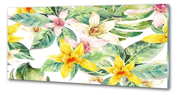 Skleněný panel do kuchynské linky Orchidej pksh-108363816