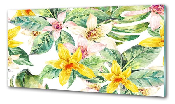 Skleněný panel do kuchynské linky Orchidej pksh-108363816