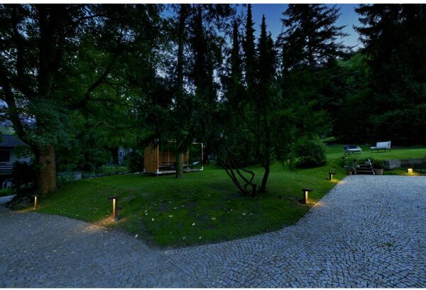 BIG WHITE SLV RUSTY PATHLIGHT, venkovní stojací lampa, úsporná žárovka GX53, IP44, rezavé železo, max. 9 W 230090