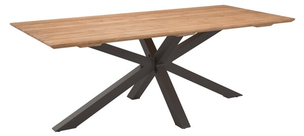 ZAHRADNÍ STŮL, kov, 216/99/75 cm Amatio - Venkovní stoly