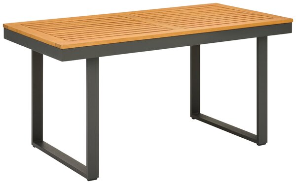 ZAHRADNÍ STŮL, dřevo, kov, 140/68/70 cm Amatio - Venkovní stoly