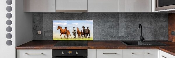Panel do kuchyně Koně ve cvalu pksh-108737059