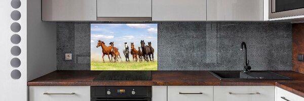 Panel do kuchyně Koně ve cvalu pksh-108737059