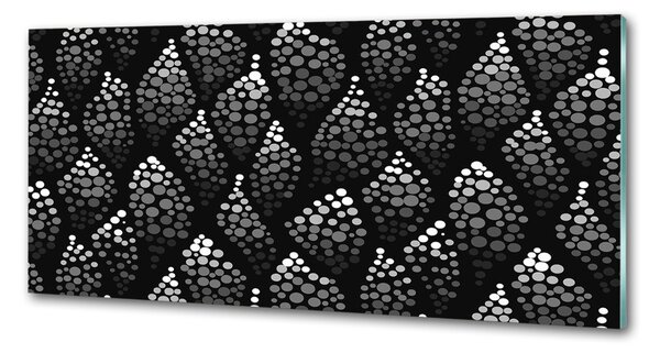 Panel lacobel Černobílé tečky pksh-108889410