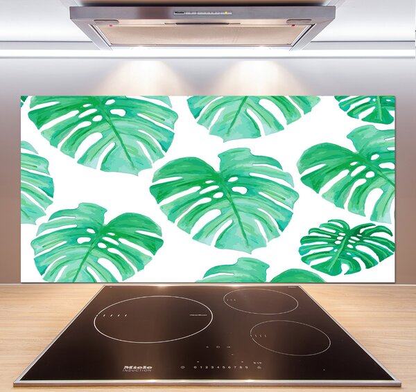 Skleněný panel do kuchynské linky Monstera pksh-108948322