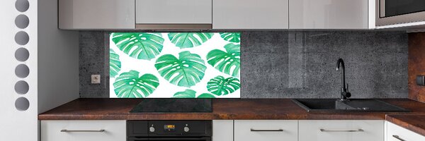 Skleněný panel do kuchynské linky Monstera pksh-108948322