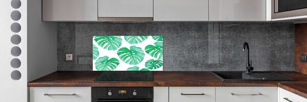 Skleněný panel do kuchynské linky Monstera pksh-108948322