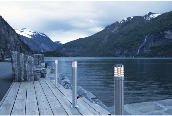 BIG WHITE SLV TRUST 60, venkovní stojací lampa, LED, 3000K, IP55, nerezová ocel 316, pr./V 6/60 cm, 8,6 W 228110