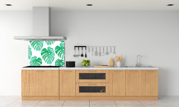 Skleněný panel do kuchynské linky Monstera pksh-108948322