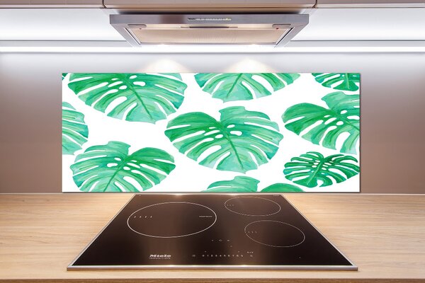 Skleněný panel do kuchynské linky Monstera pksh-108948322